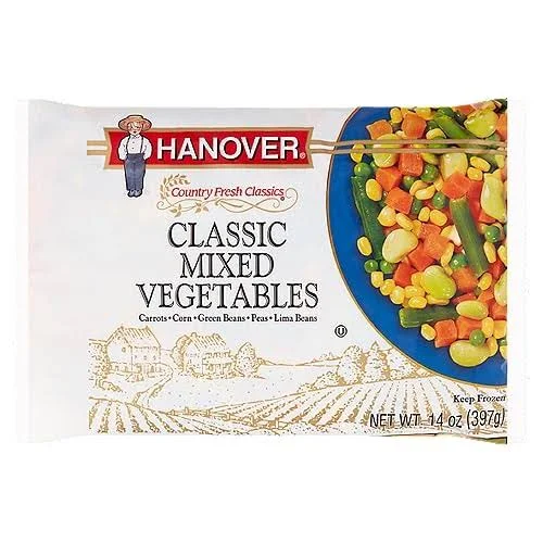 Hanover Mixed Vegetables, 14 oz (frozen)